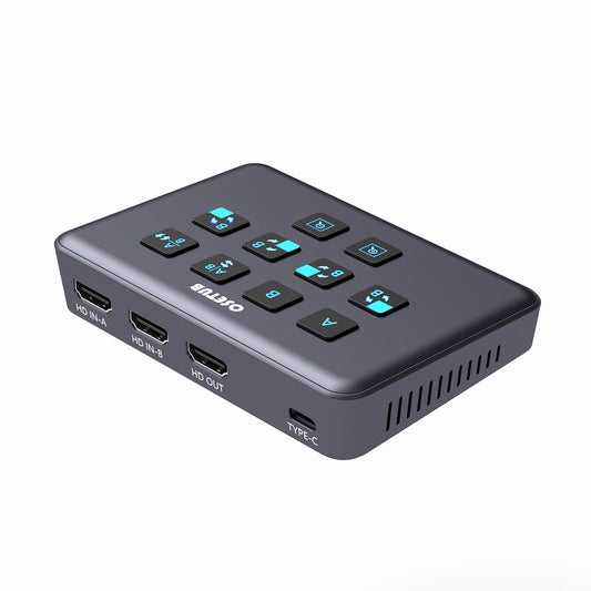 External Capture Card, Dual-Channel Audio Video External Camera Capture Card Stream and Record in 1080P/60fps Compatible with Xbox Series X/S, PS5/PS4/Pro, Nintendo Switch on OBS, Zoom and PC/Mac